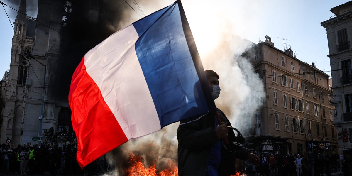France's riots are highlighting a growing risk for its battered bond market