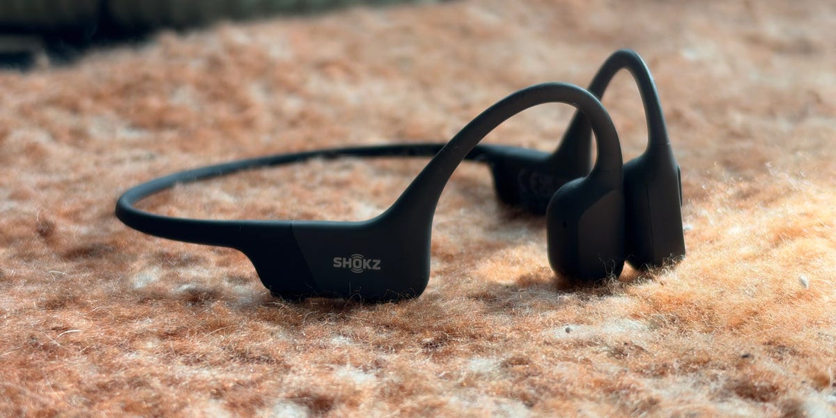 I use Shokz bone conduction headphones to stay safe while running on busy streets, and they're 39% off right now