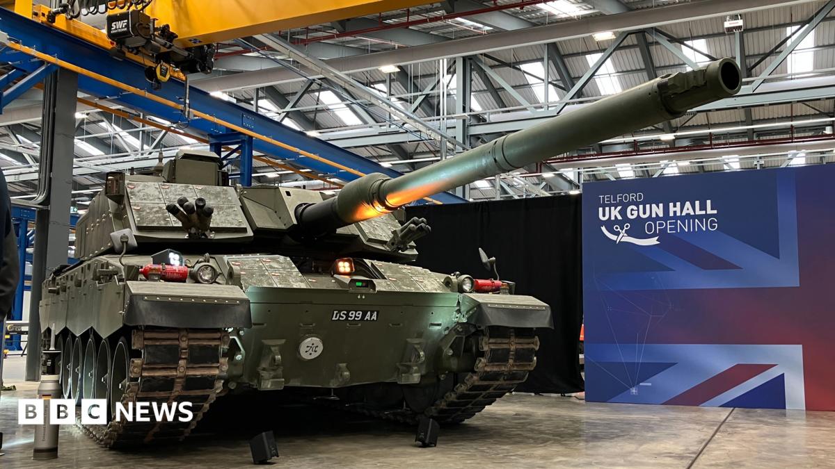 Telford Gun Hall opening marks return of tank barrel production to UK