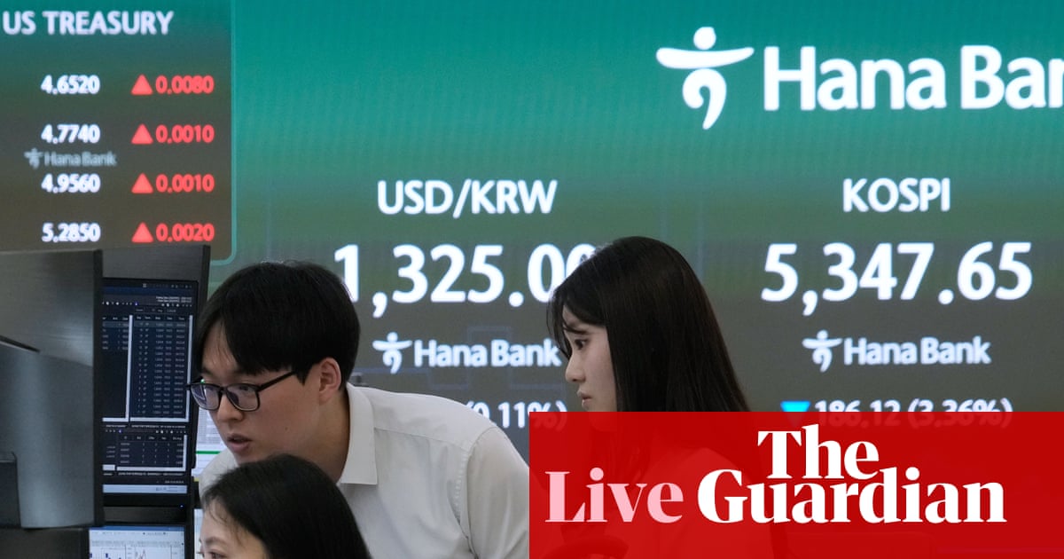 Global stocks wobble as AI fears grow; retail sales in Great Britain fall in September as shoppers cut back - business live