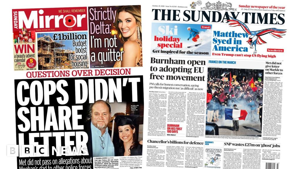 'Cops didn't share letter' and 'Burnham open to EU free movement'