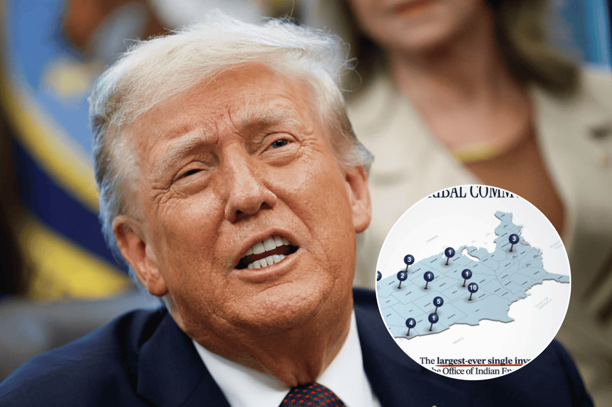 Trump Admin Posts Map of America With No Vermont