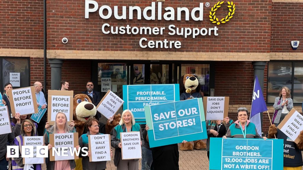 'People before profit': Poundland staff stage Walsall HQ protest