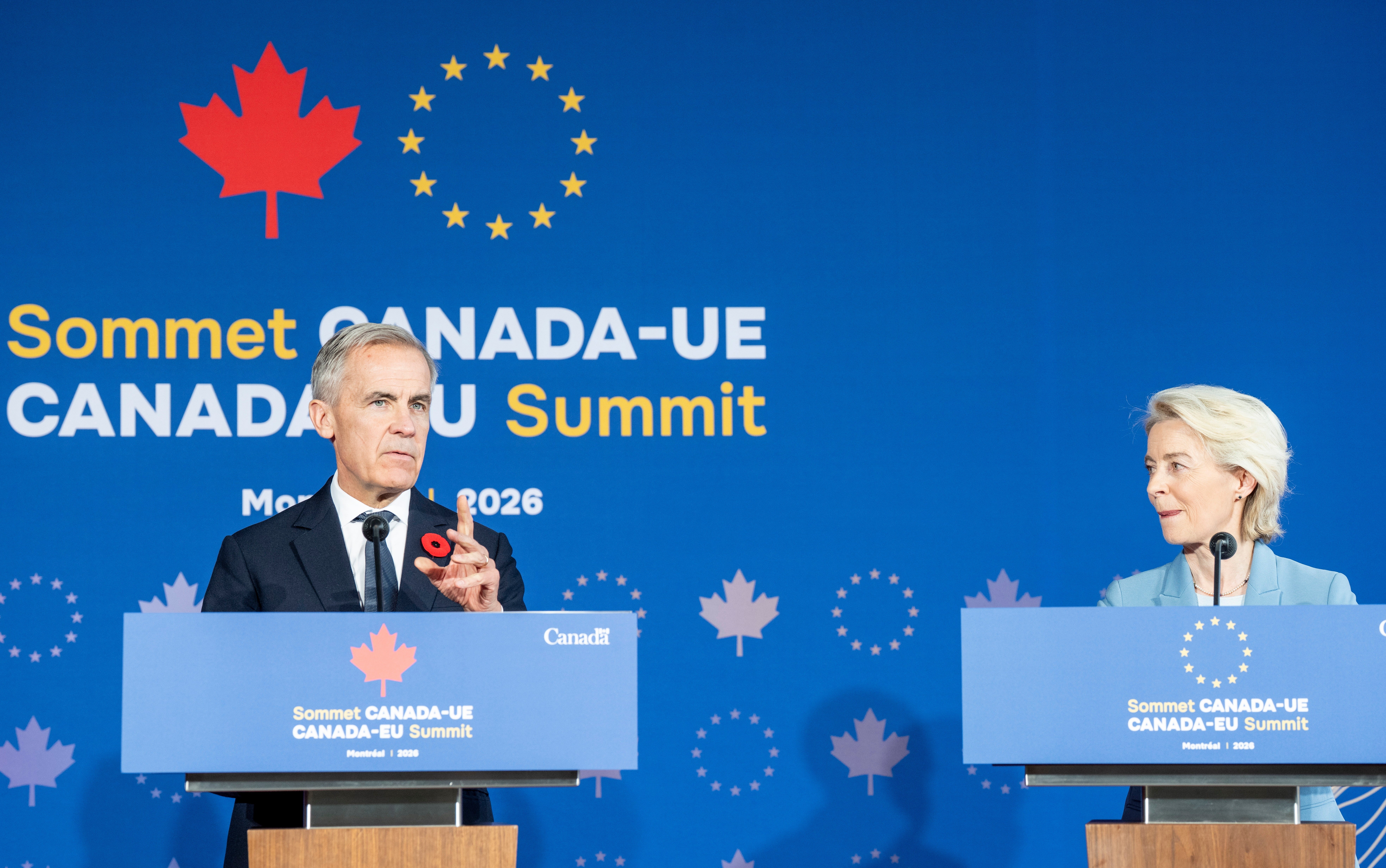 Canada and EU announce new alliance in response to hostility from Trump